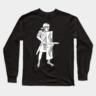 White Imperial Roman Legionnaire Long Sleeve T-Shirt